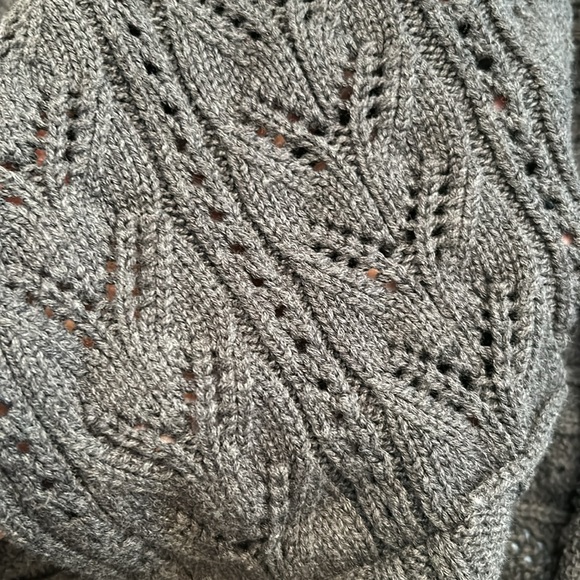 CAbi Circle Sweater Style 720 Dark Gray Size Small 2 in 1 sweater - Picture 9 of 9